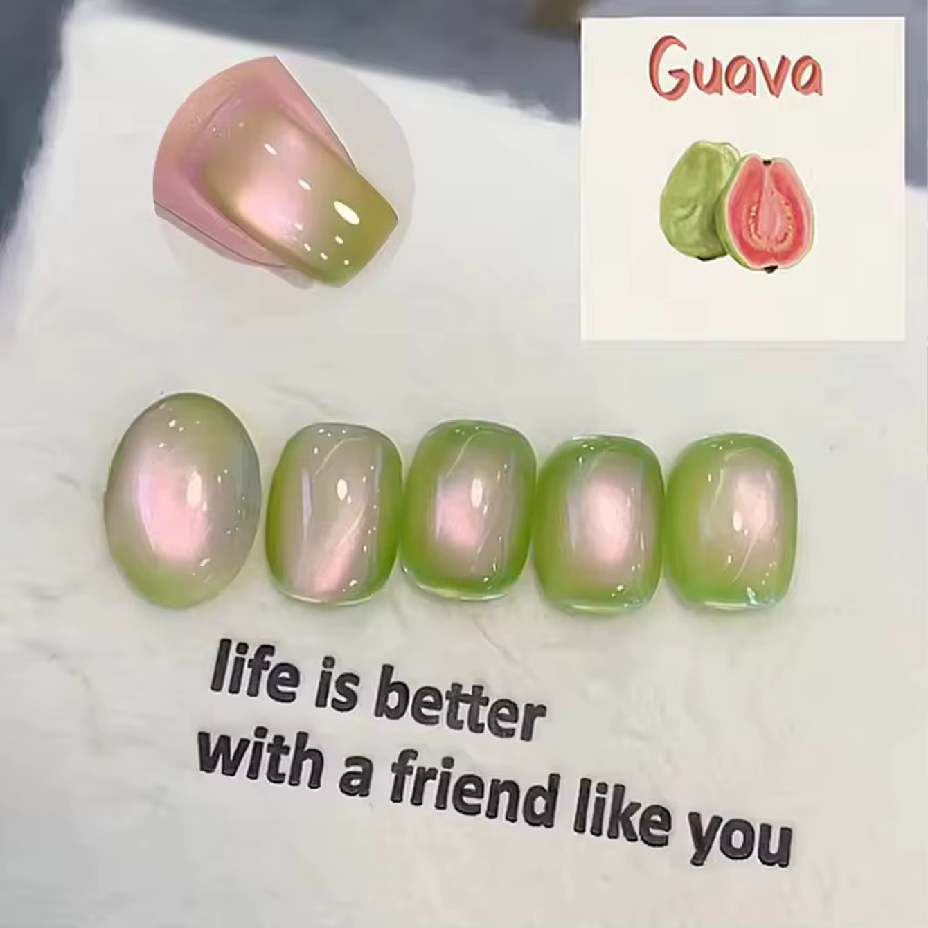 MIANEL 1 pièce Vernis à ongles magnétique effet œil de chat Guava