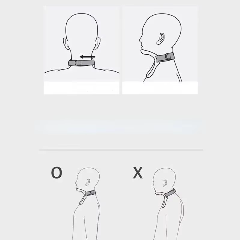 Collier cervical, soutien du cou, posture de la tête avant, assise longue, traction du cou, posture assise correcte, soutien du cou