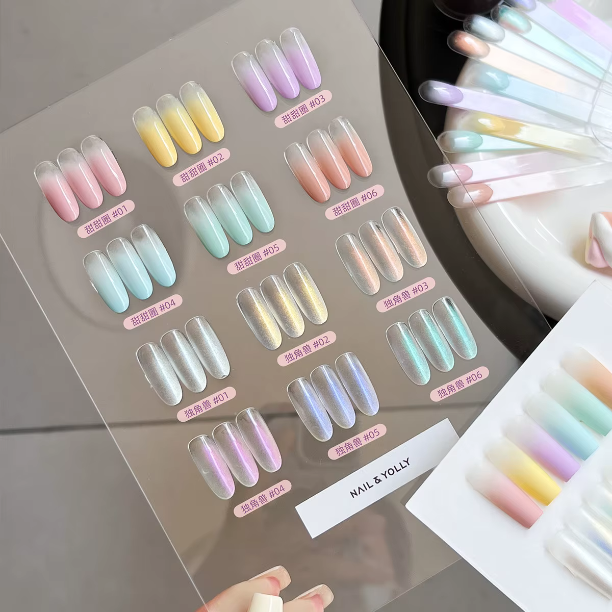 Gel de peinture UV/LED 6 couleurs Air Cushion Pat Pat pour ongles