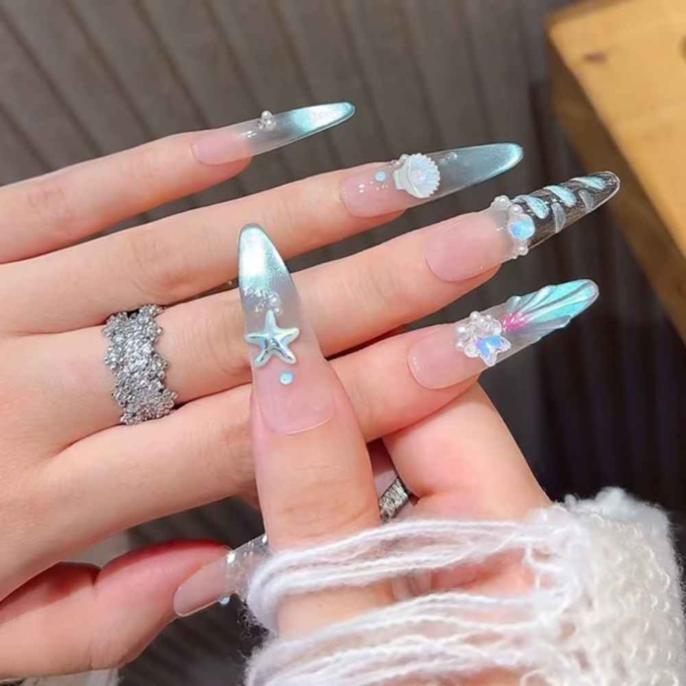 Breloques 3D pour ongles Thème Plage