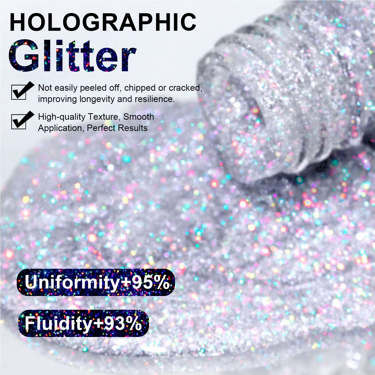 Vernis à ongles holographique de 8ml