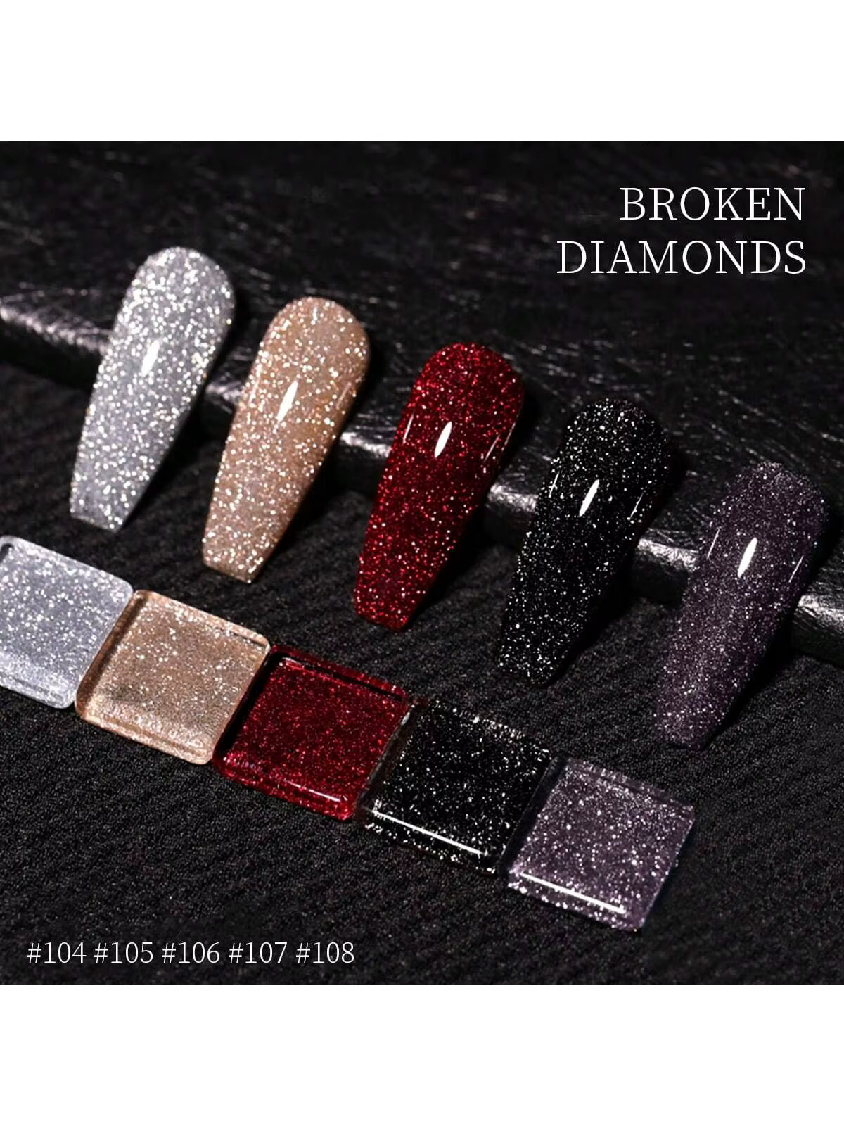 15ml diamant cassé Halloween noël ongles Gel vernis