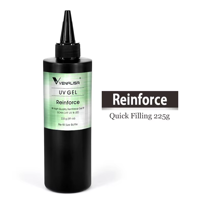 Venalisa 225g/30ml paquet de recharge grand Volume longue tenue couche de finition trempée tremper UV LED