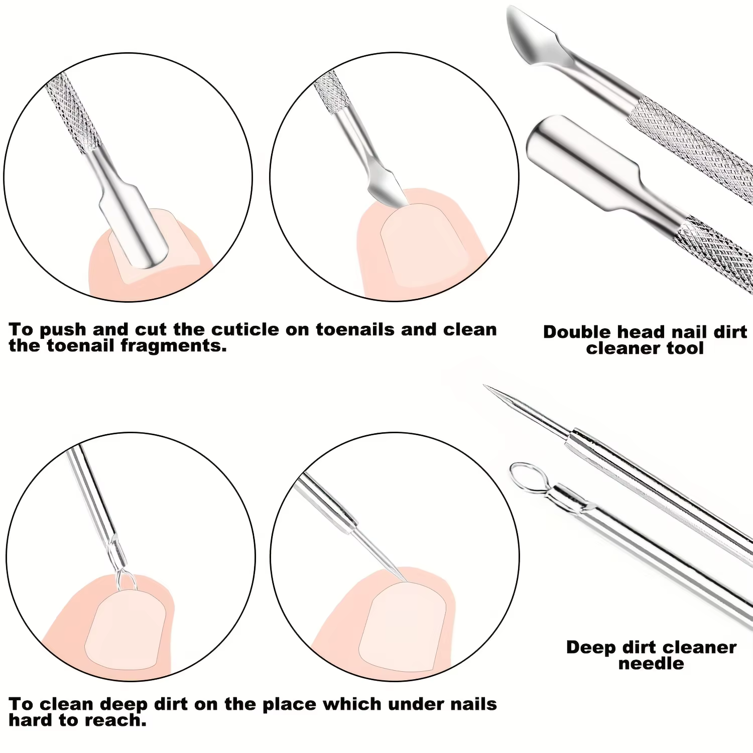 Ensemble d'outils de pédicure 7 pièces
