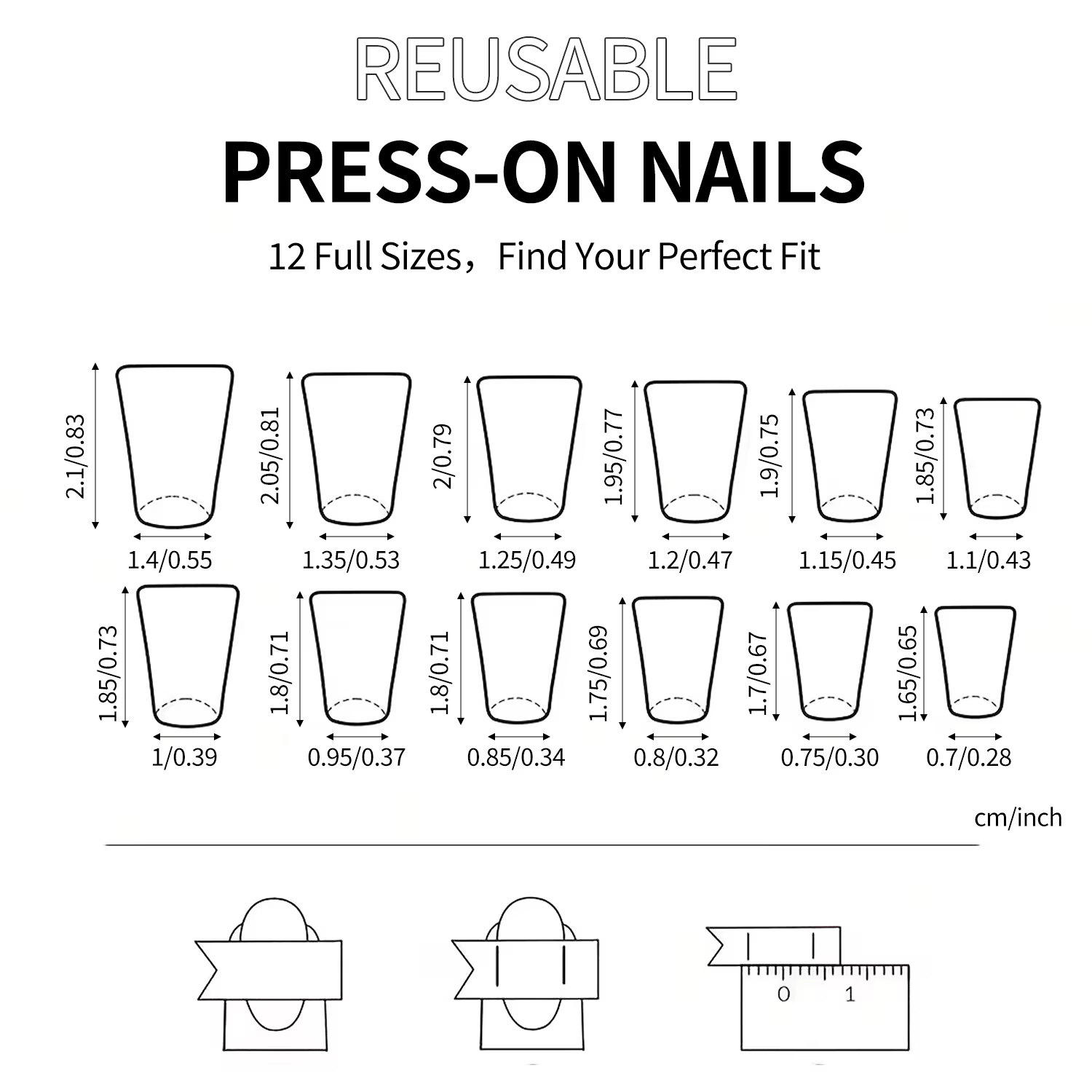 120 faux ongles blancs en forme de bec de canard, longueur moyenne, couleur nude, à presser, élégants et portables, en acrylique