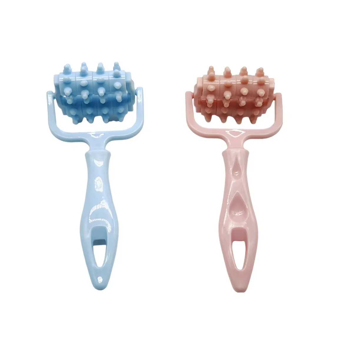 1PCFast Anti Cellulite double rouleau masseur de beauté portable Anti Cellulite masseur rouleau étirement musculaire santé outil de Massage