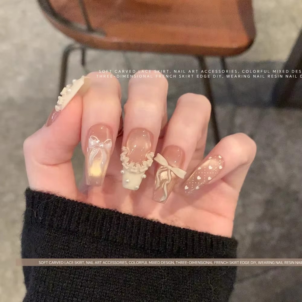 30 pièces de breloques pour ongles en résine