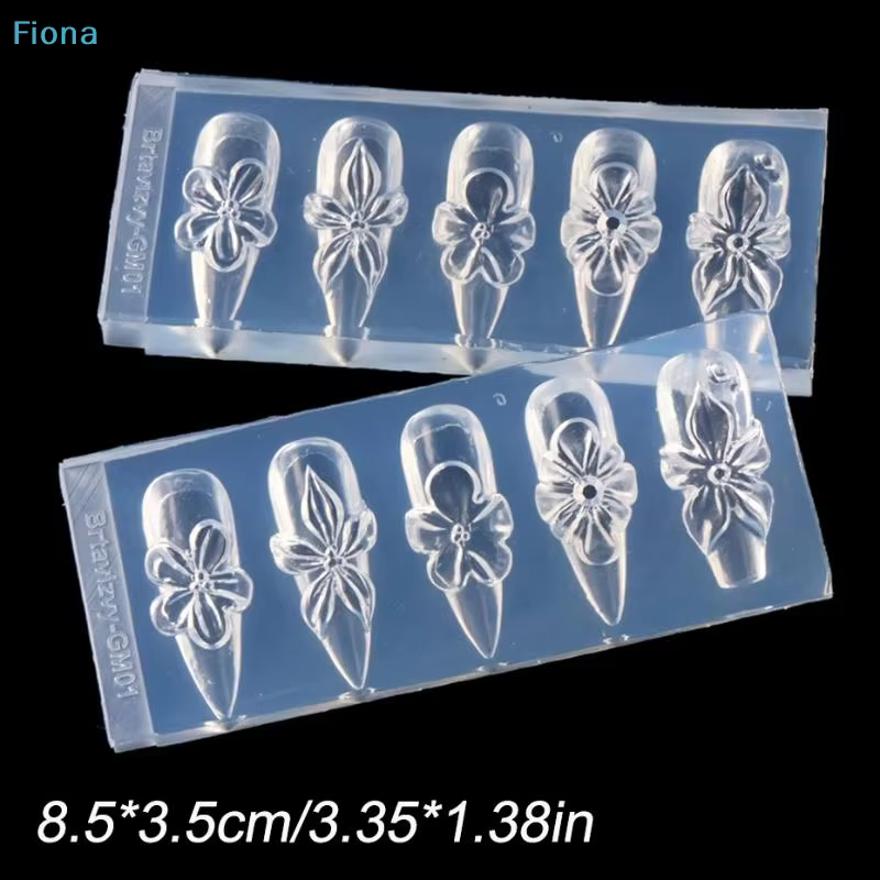 ✔ Moule en silicone 3D pour ongles