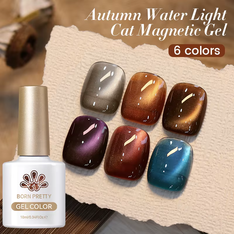 BORN PRETTY 117 couleurs chat Gel magnétique vernis à ongles 10ml couverture complète