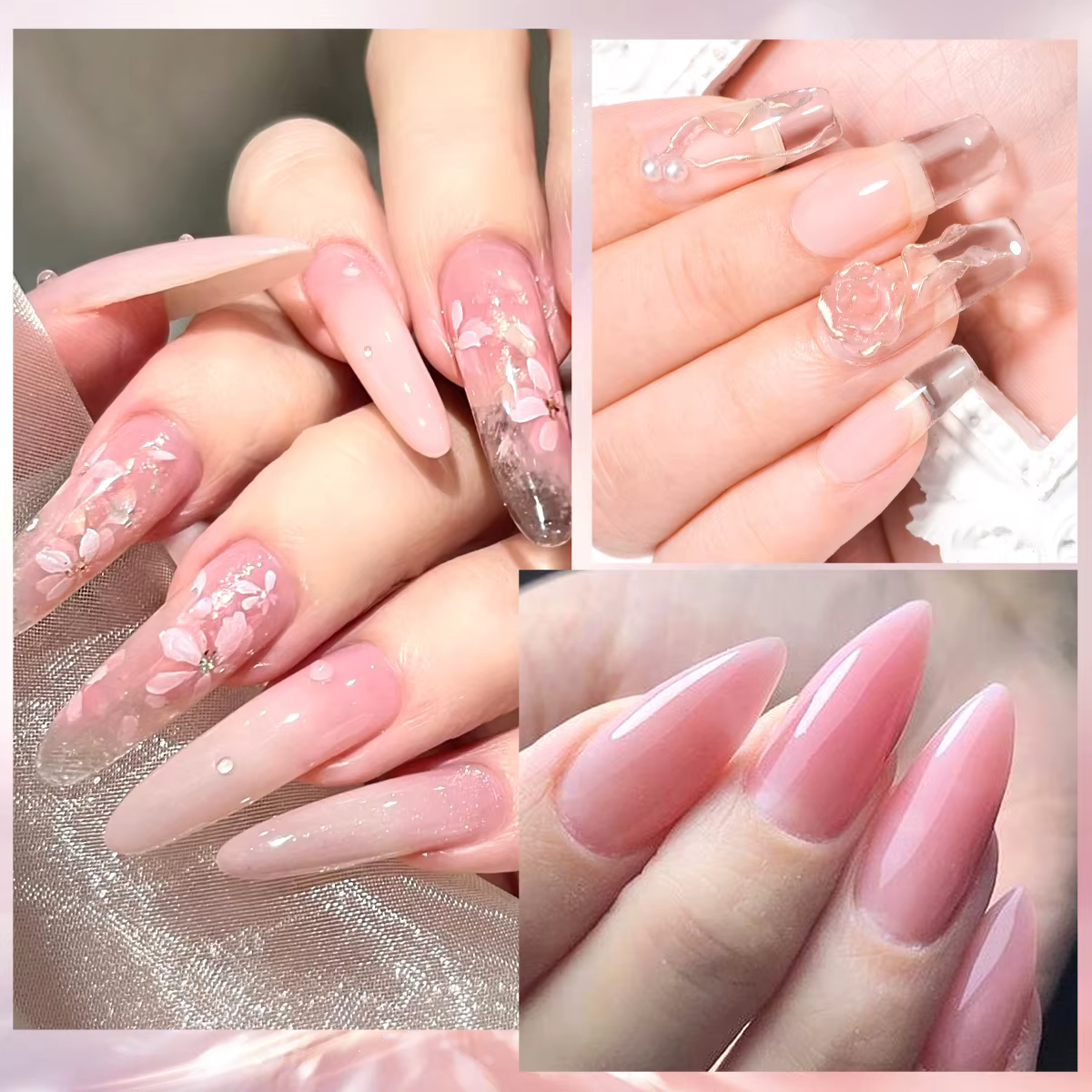 FOUR LILY 10ML vernis à ongles Gel à Base de caoutchouc rose nu couleur blanc laiteux Semi Permanent tremper UV LED
