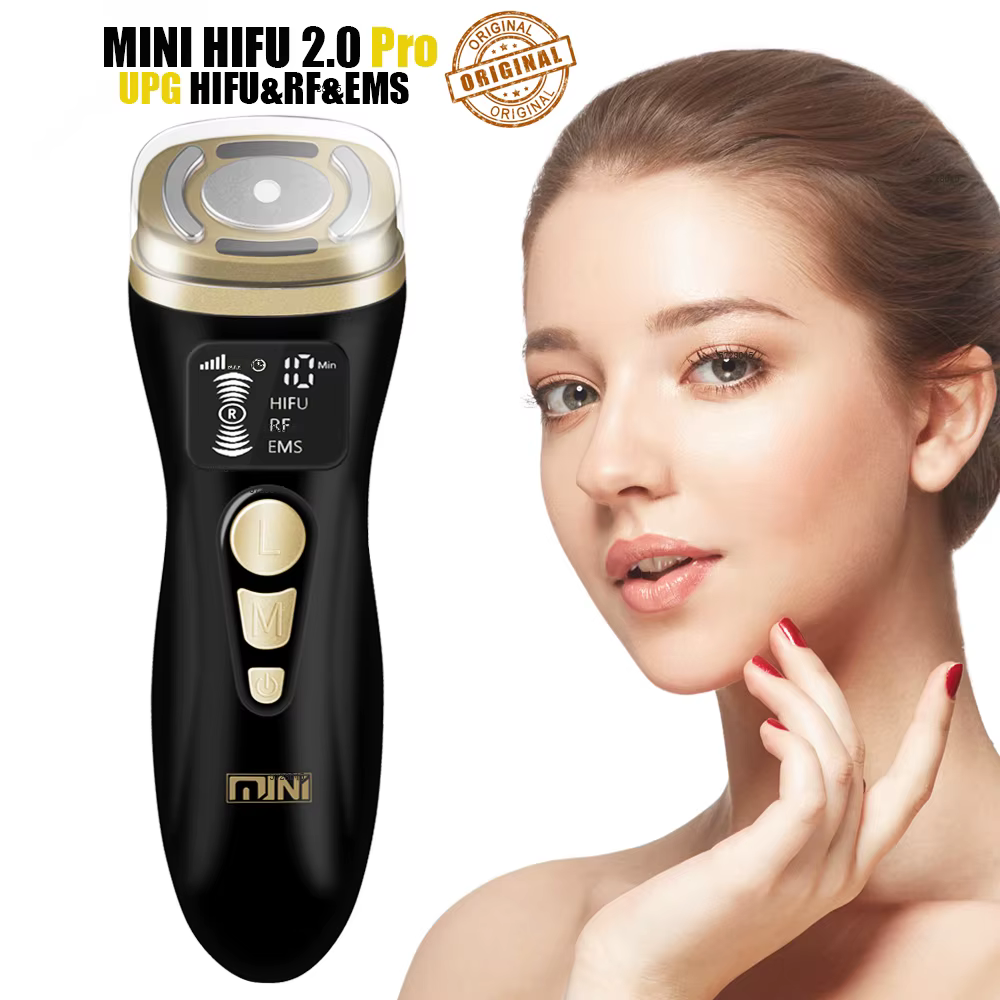 Black Magic-Mini Machine HIFU 2.0, Appareil à Ultrasons RF EMS, Micro-Courant, Lifting, Raffermissement, Soins de la Peau, Déformable