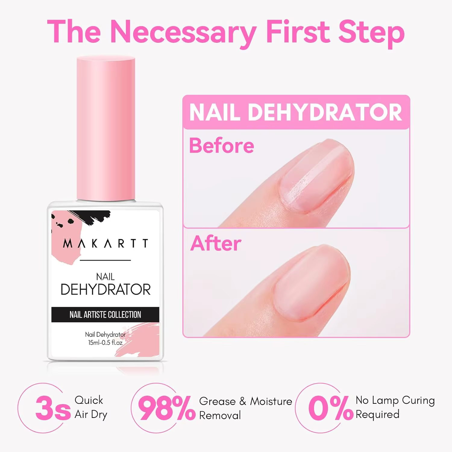 Makartt – vernis à ongles Gel naturel sans acide