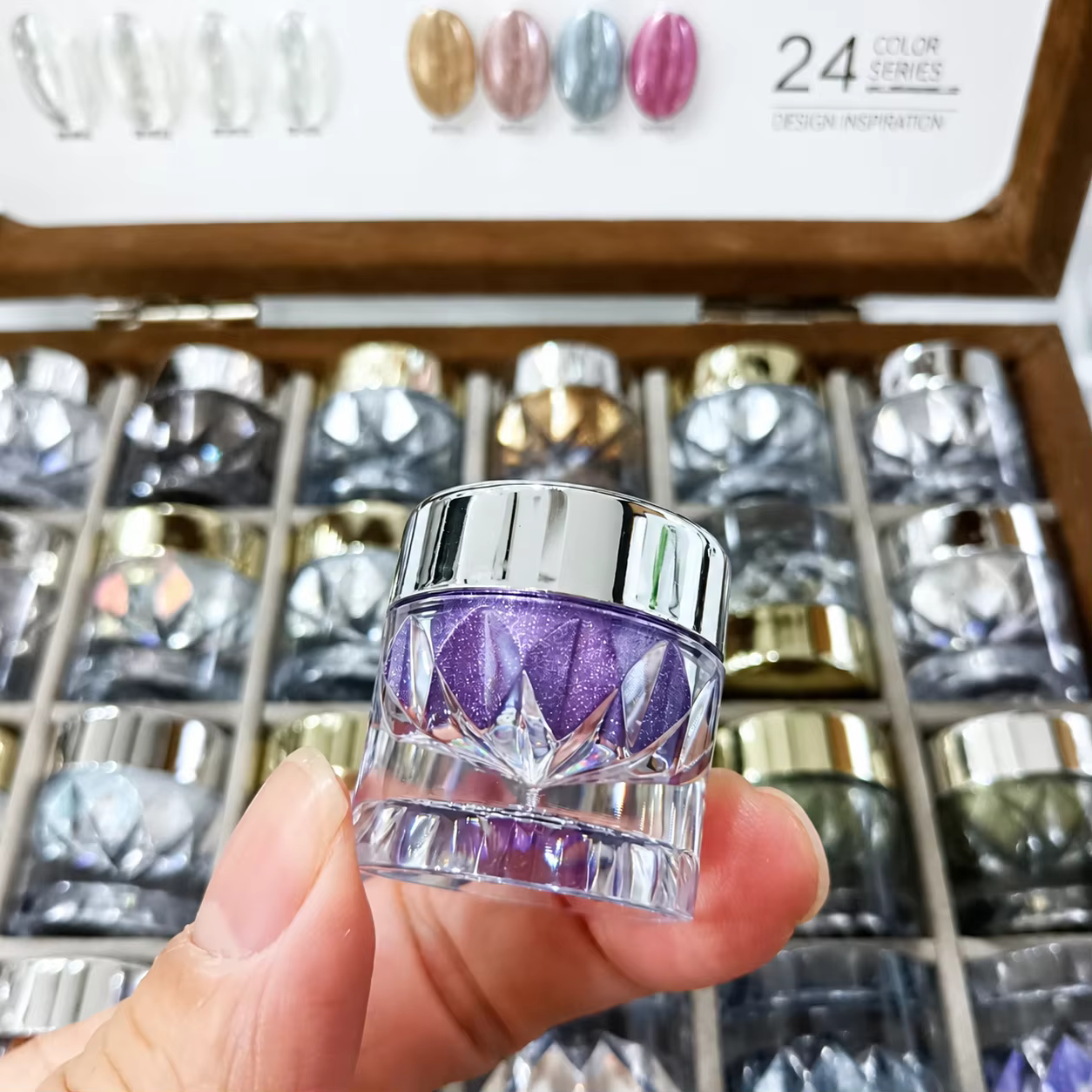 Ensemble de 24 couleurs pour nail art