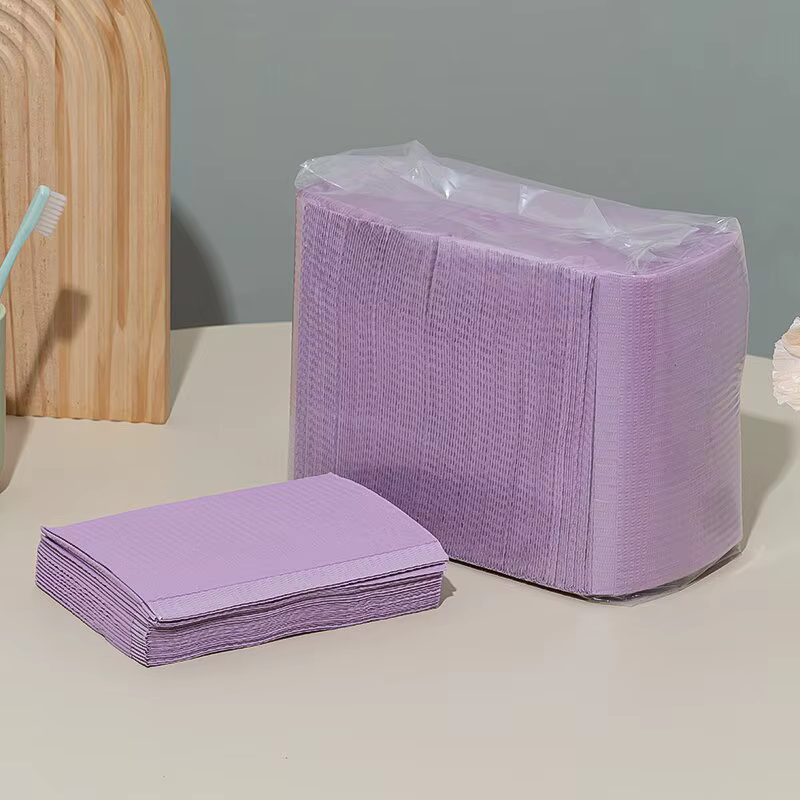 Tapis de table de manucure double couleur sans poussière