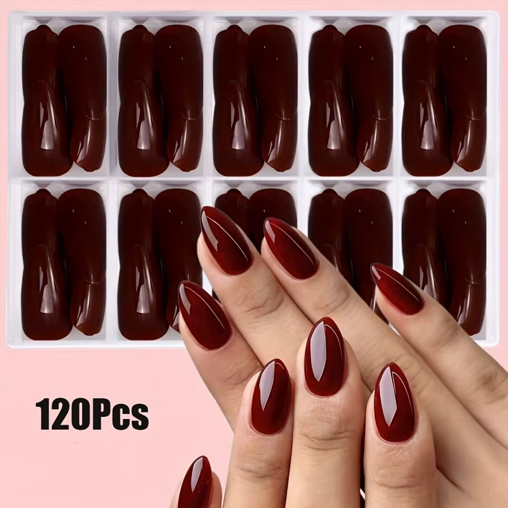 120 faux ongles courts à presser par boîte