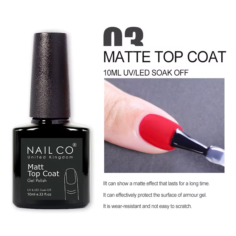 Verhéritage à Ongles en Gel UV Transparent et Mat