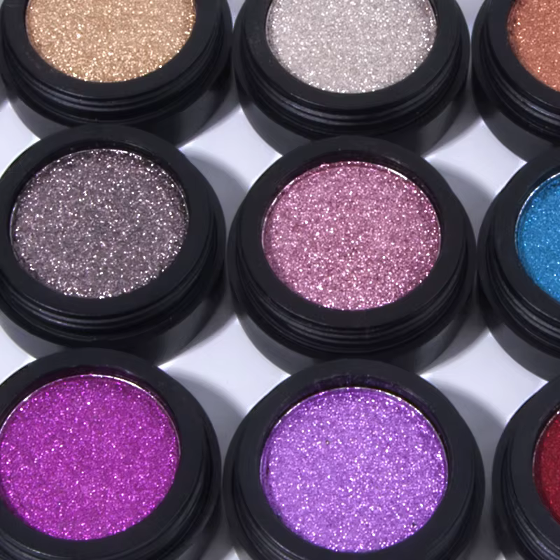Poudre à ongles Chrome Or Vert – Pigment à effet miroir solide