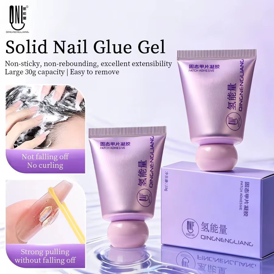 Colle Gel Solide RS pour Faux Ongles 30g – Gel Transparent