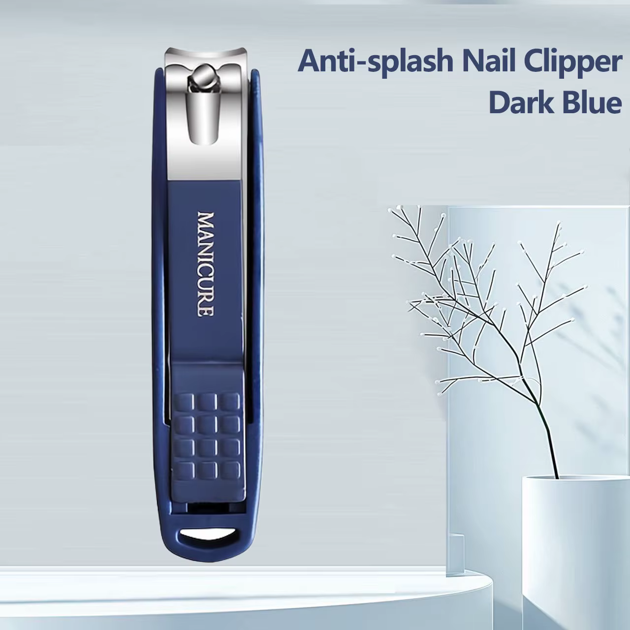 Nouveaux coupe-ongles anti-éclaboussures de haute qualité avec une lame dure et une boîte de rangement des ongles