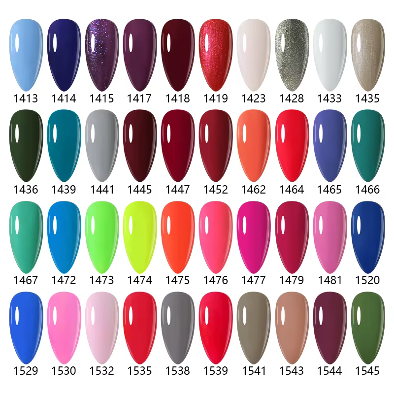 Arte Clavo série de couleurs rouges vernis à ongles UV
