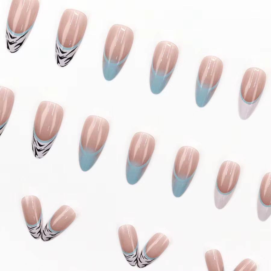 Faux ongles moyens pour femmes et filles