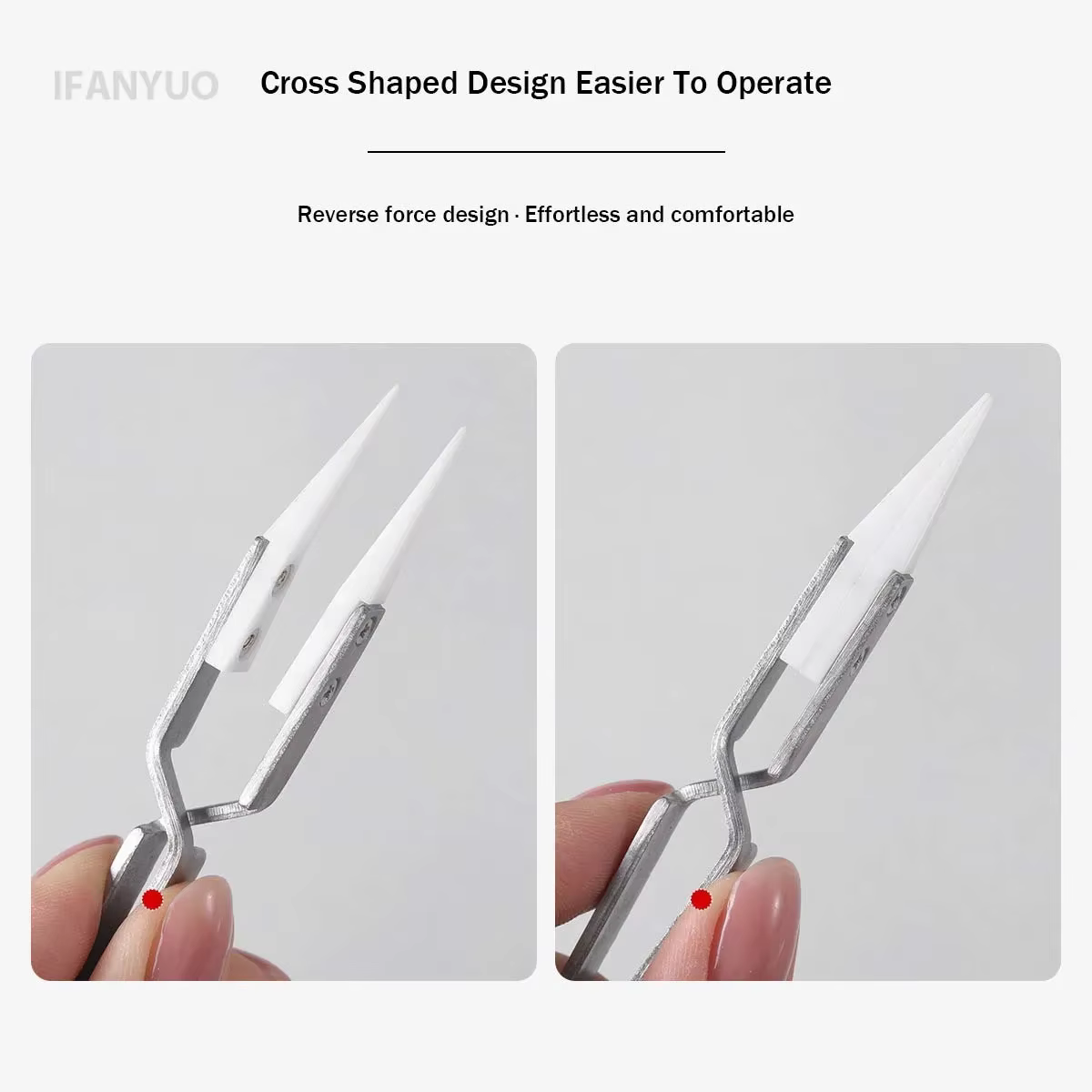 Pince à ongles tête en céramique