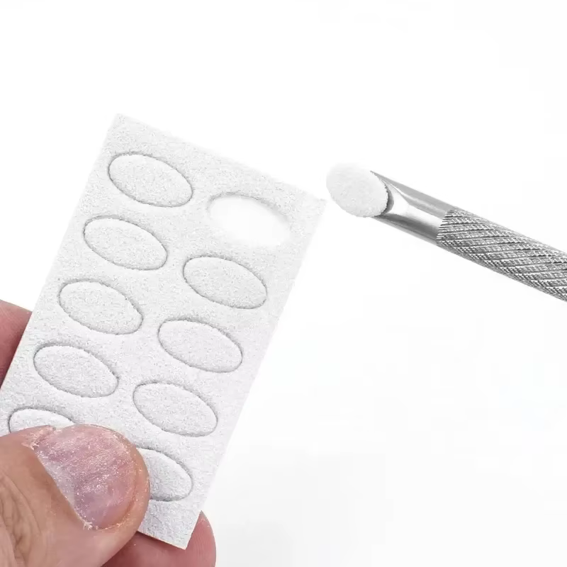 Dissolvant de bâtons de manucure à Double extrémité en acier inoxydable