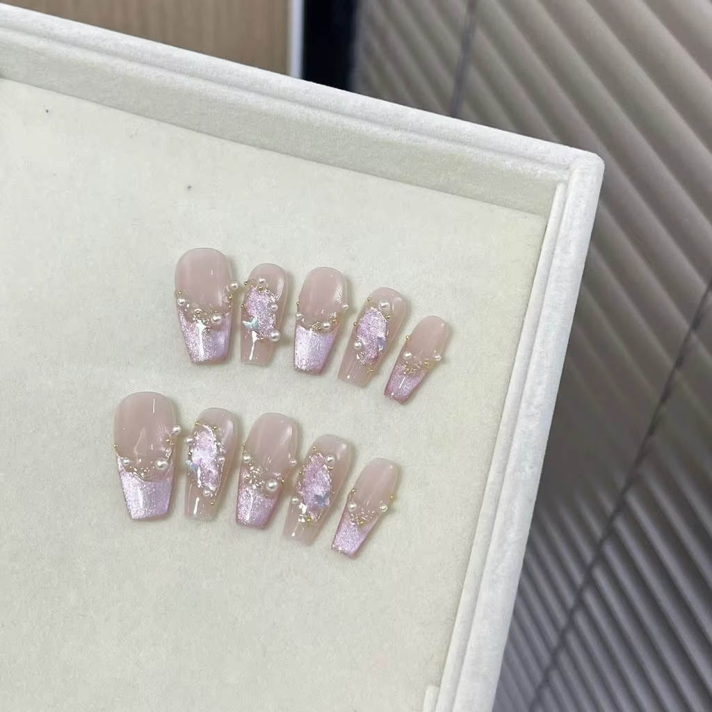 Nail Art-Patchs à ongles faits à la main