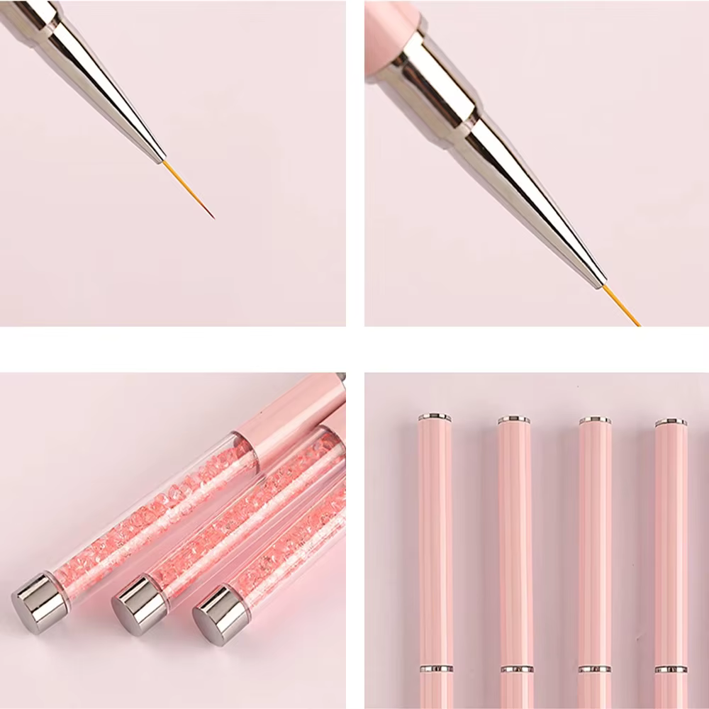 Stylo pinceau rose pour Nail Art