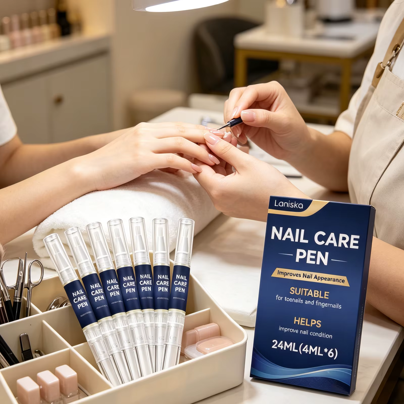 Stylo Réparateur pour Ongles : Réduit les Fissures