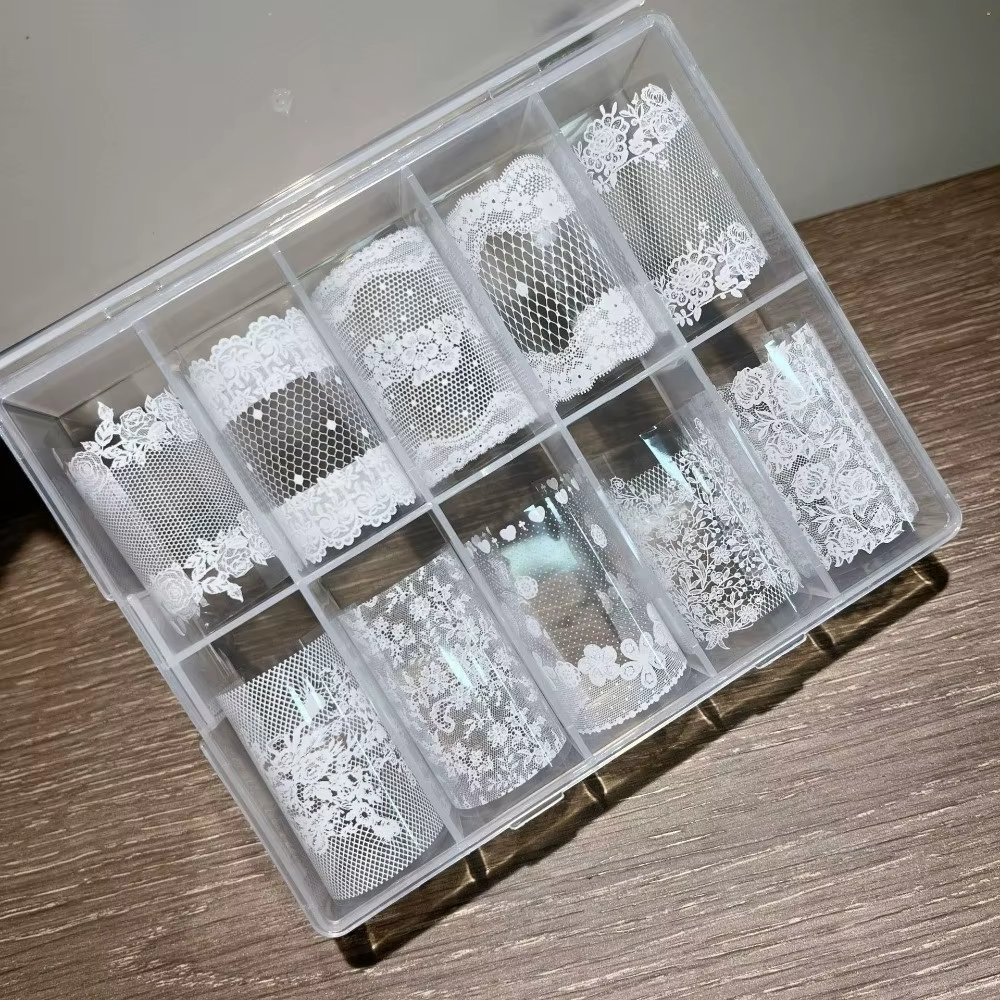 Autocollants pour ongles en dentelle