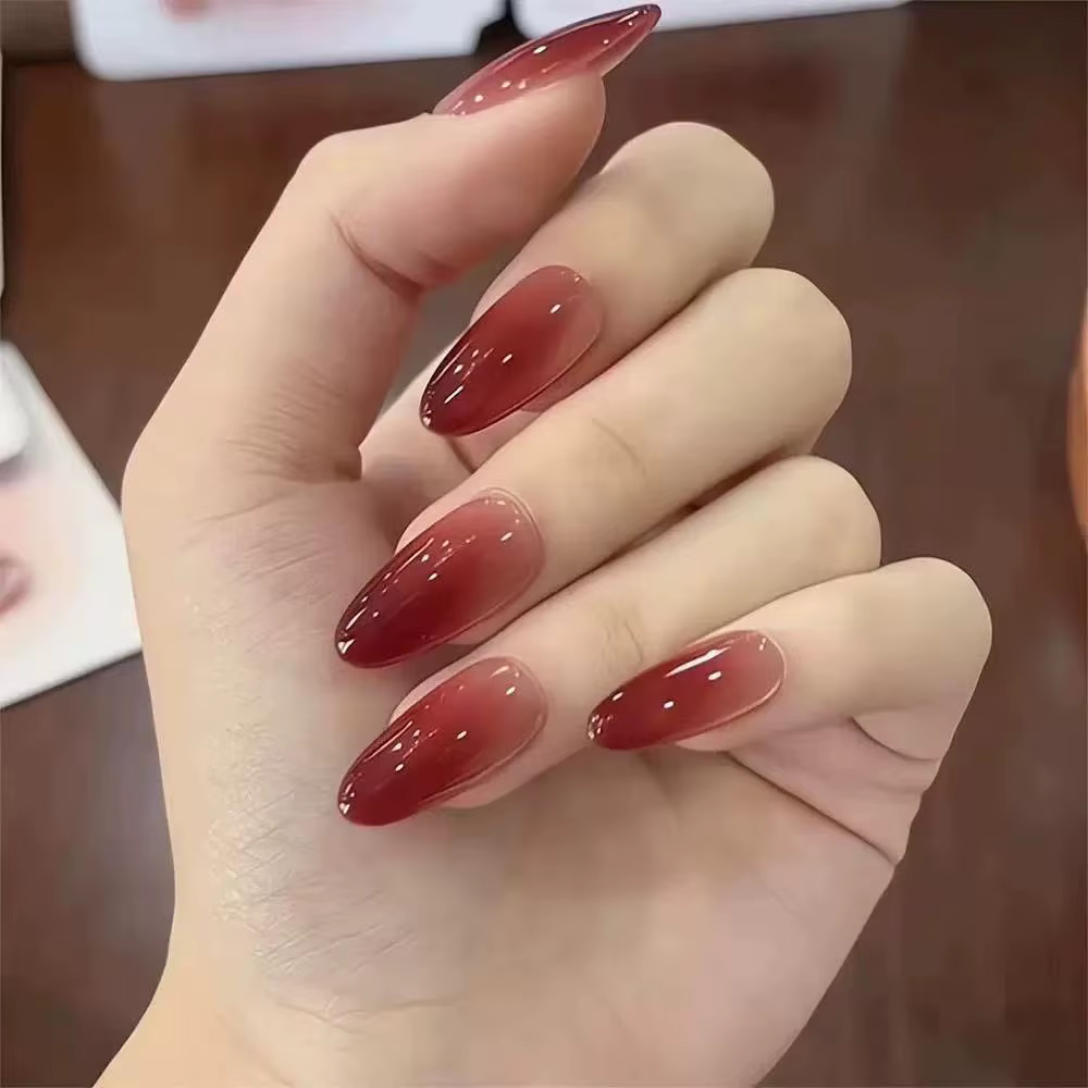 XEIJAYI15ML Vernis à ongles gel rouge vin