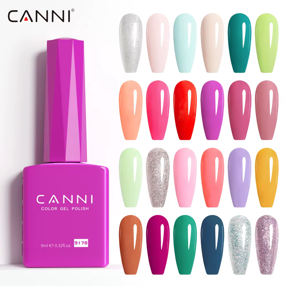 Vernis à ongles en gel CC8 CANNI 9ml SANS HEMA Couleurs estivales Soak Off UV LED Semi-permanent Texture lisse Nail Art Manucure