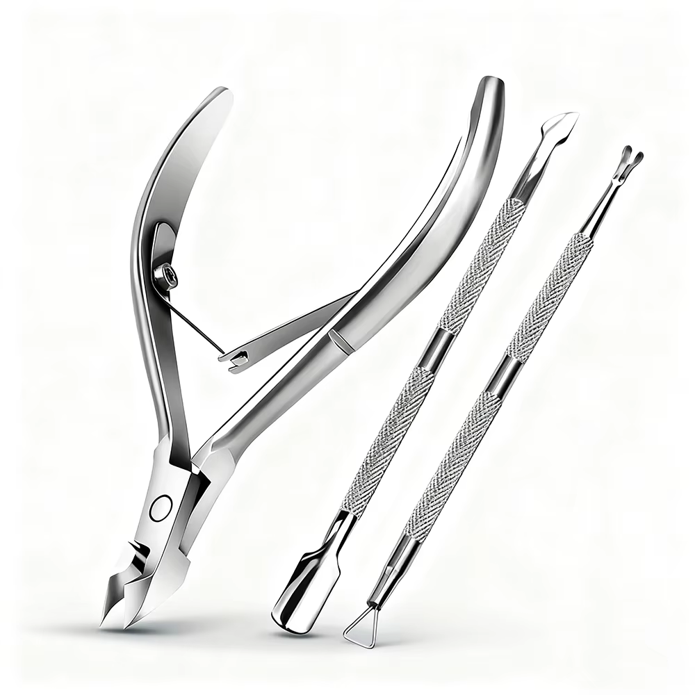 Pince à épiler pour cuticules d'ongles
