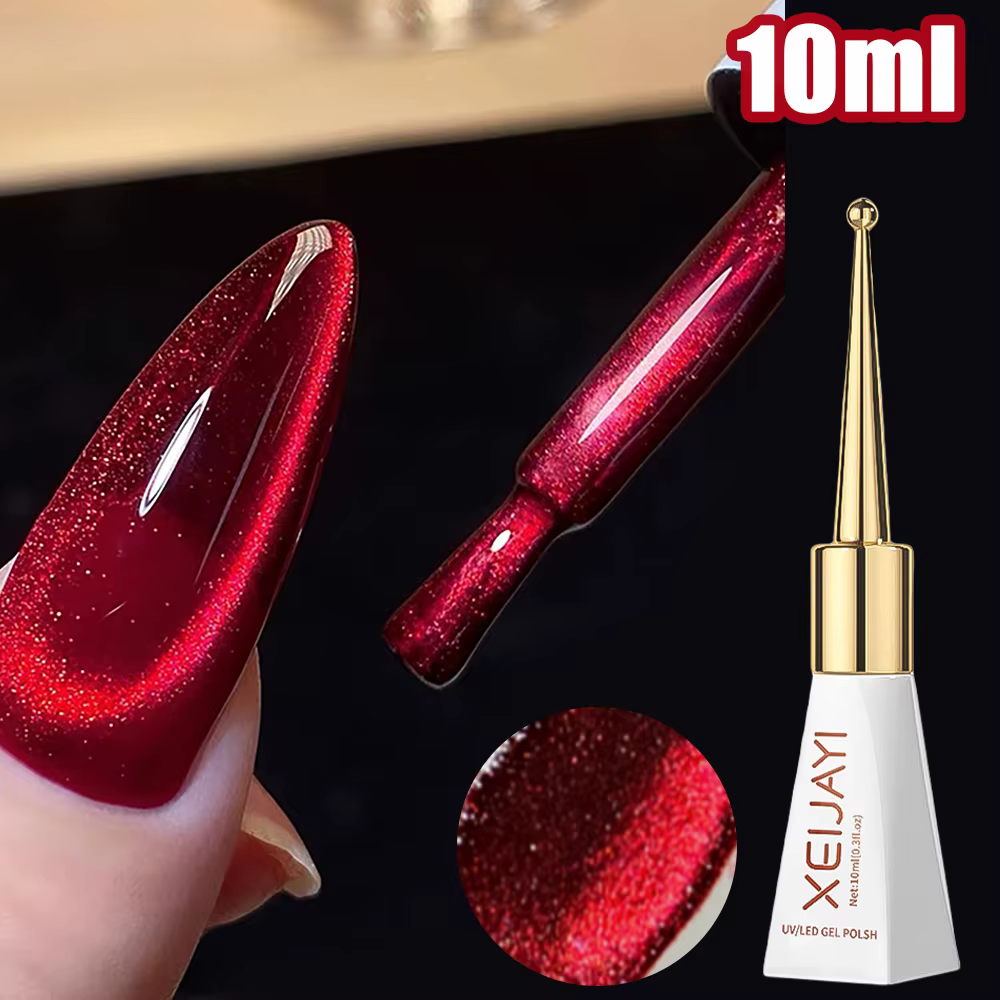 Vernis à ongles Gel œil de chat rouge rubis