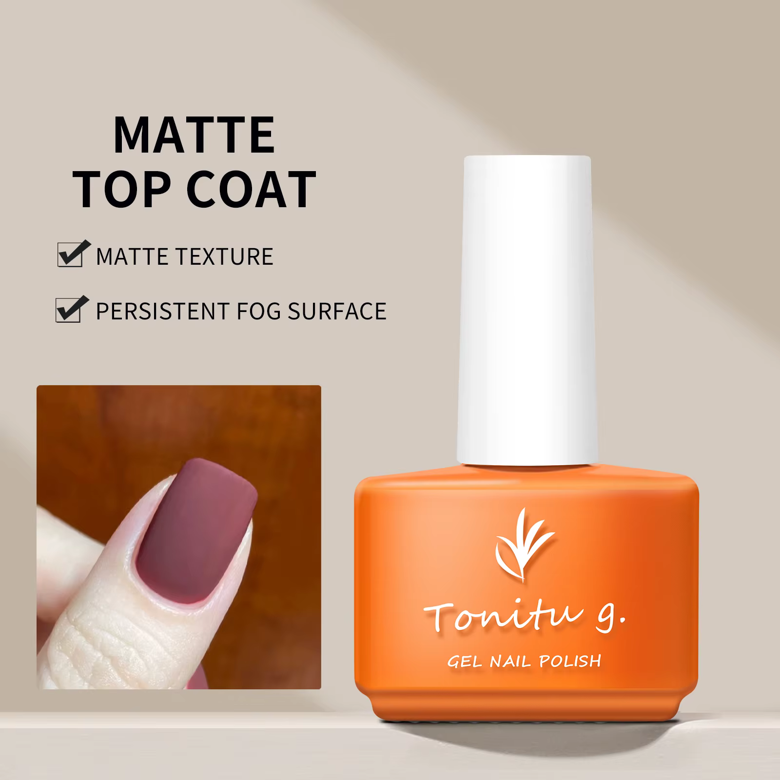 Tonitu G 7 ml Gel pour ongles couche de finition