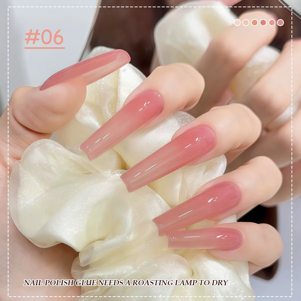 SHAKA 10 ml nouveau populaire glace rose vernis à ongles Gel ensemble Semi Permanent Nail Art trempage UV LED Salon de