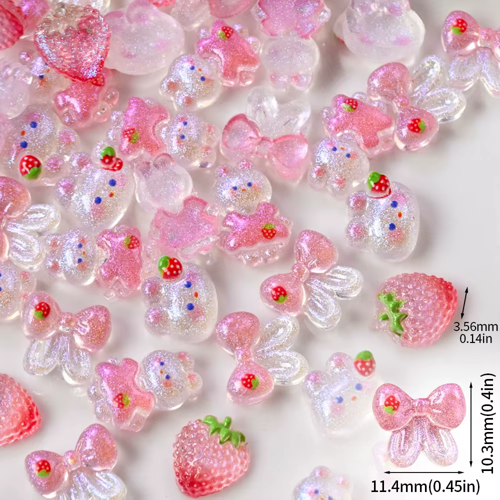 Mélange de breloques pour ongles