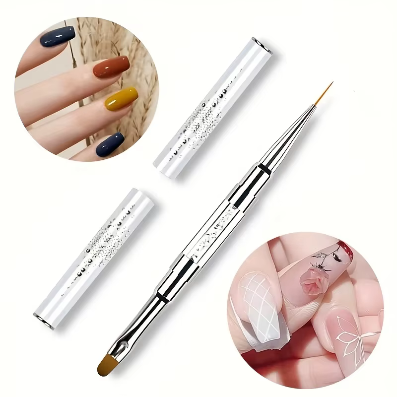 Brosse d'extension de Nail Art à double extrémité