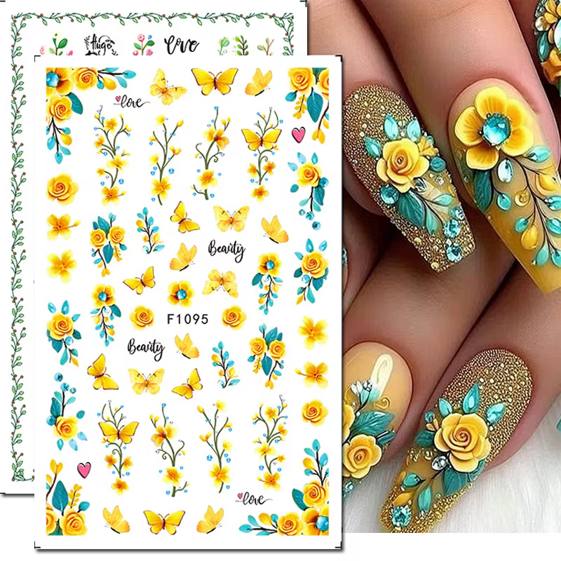 Autocollants 3d pour Nail Art