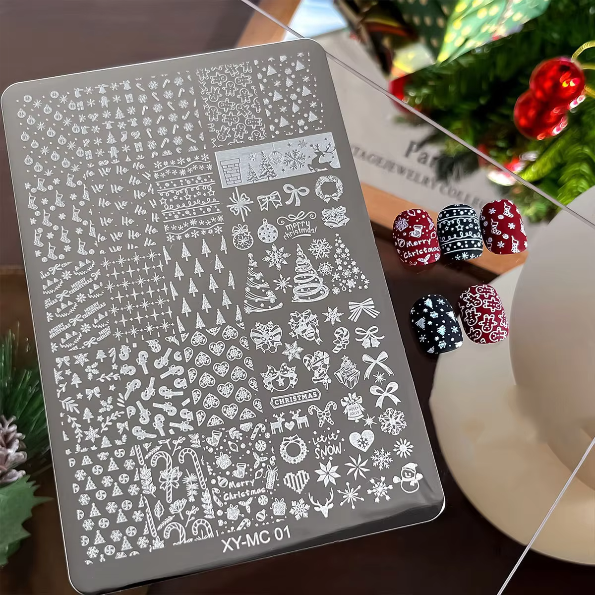 Plaque de stamping pour ongles