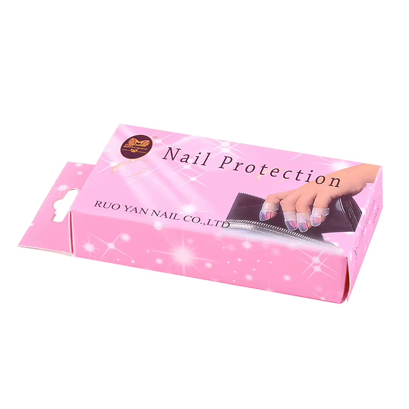 Lot de 10 protections transparentes pour doigts de manucure