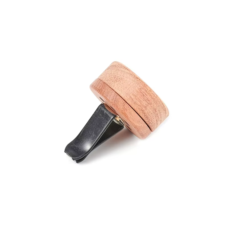 Diffuseur de voiture en bois sculpté en bois de rose, clip d'aromathérapie exquis pour voiture, désodorisant automobile, décoration auto