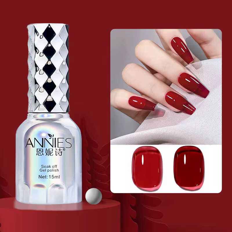Annies Gel vernis à ongles rouge nu Gel