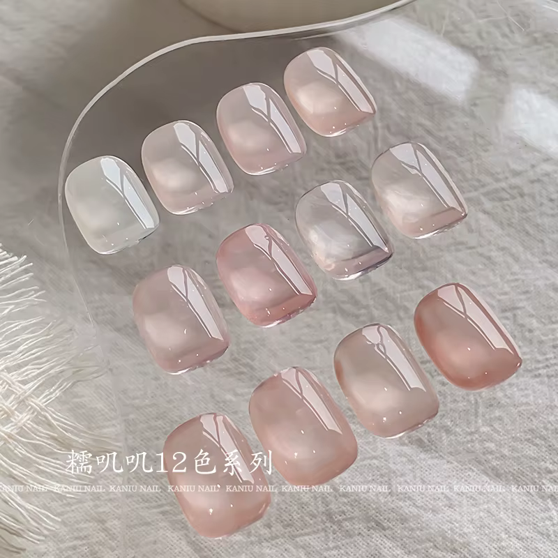 Kaniu 12ml couleur vernis à ongles brillant nu rose