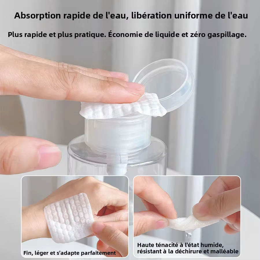 200 lingettes non pelucheuses pour ongles
