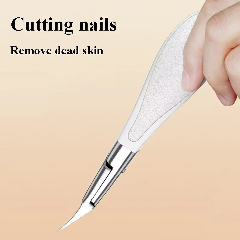 Ciseaux à ongles outils de manucure ménagers nouveaux coupe-ongles anti-éclaboussures grand épais dur spécial coupe-ongles outils de pédicure