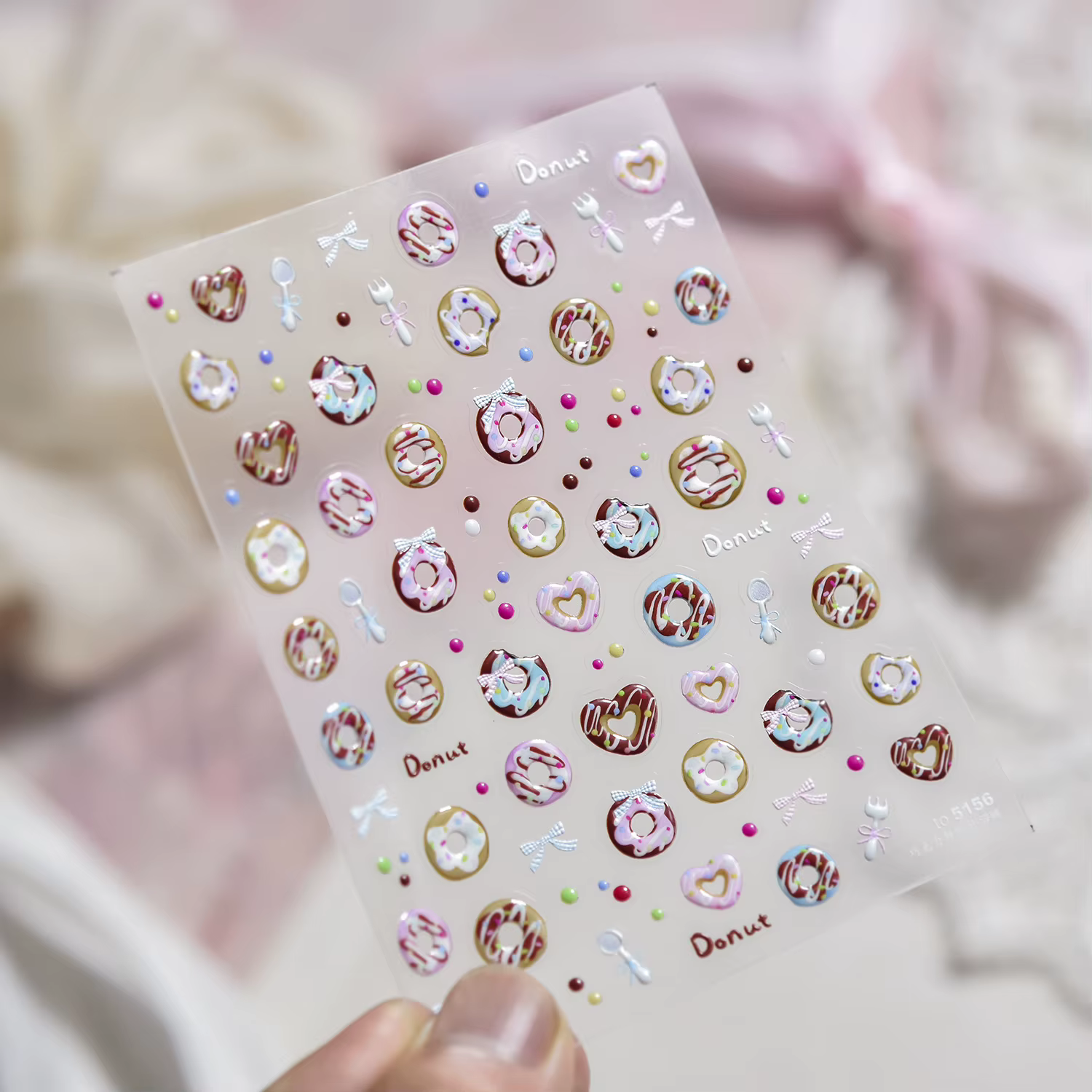 Autocollants de gâteau joyeux anniversaire pour ongles