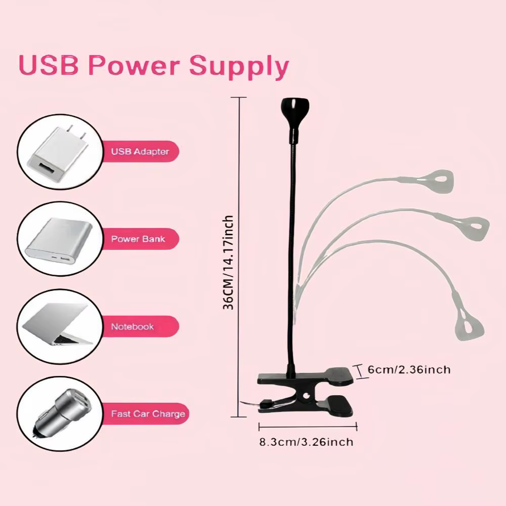 Lampe UV LED 5W/3W pour ongles avec pédale