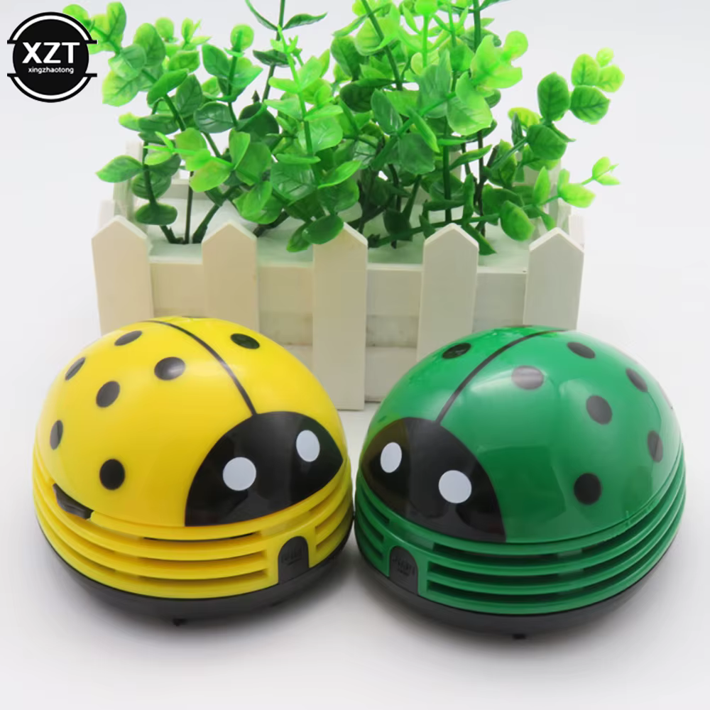 Mini aspirateur coccinelle de Table, nettoyeur de poussière, collecteur de poussière de café de bureau pour le nettoyage de bureau et de maison